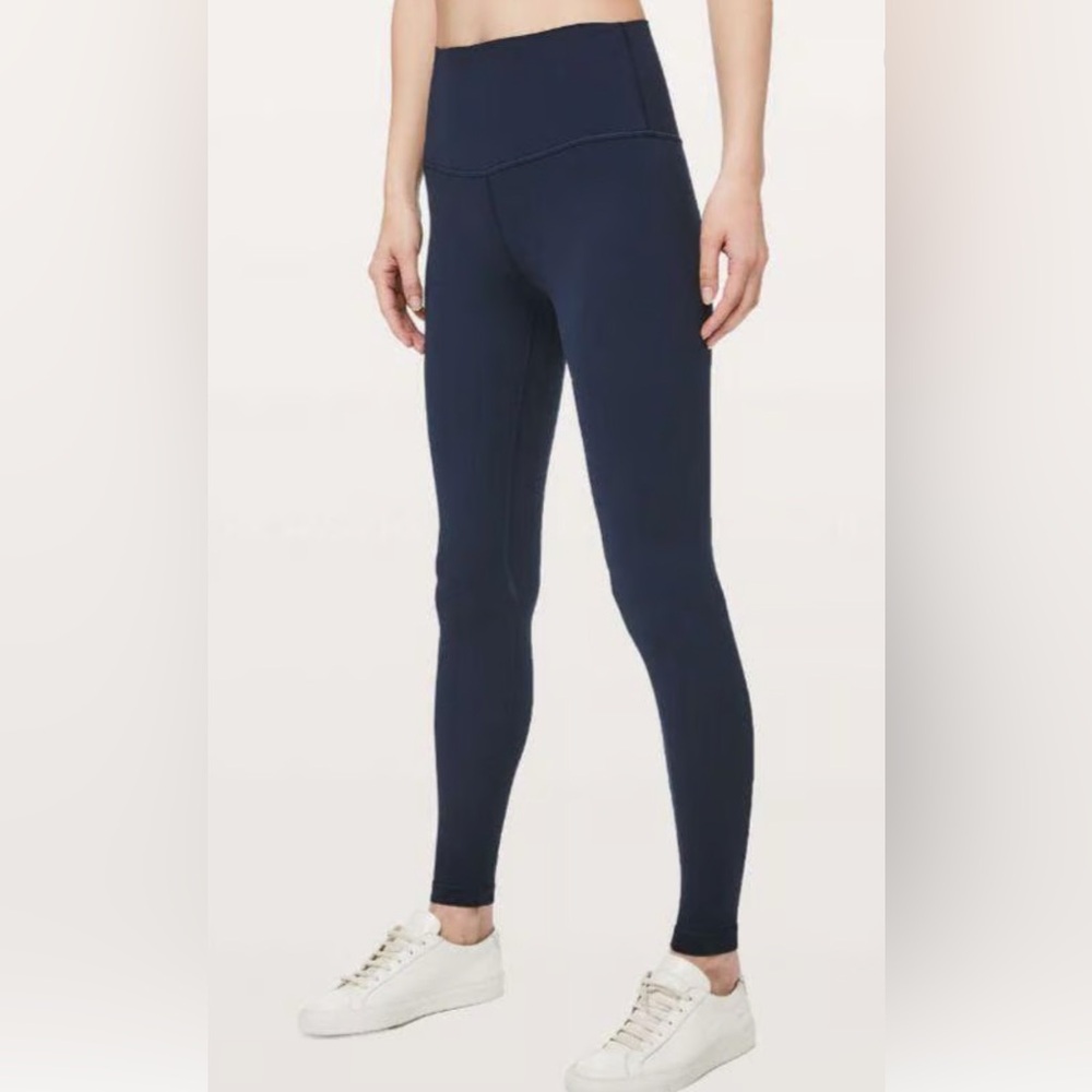 Lululemon Athletica align yoga navy blue leggings size 4